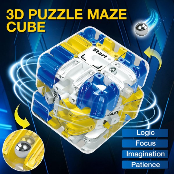 3D Puzzle Maze Cube