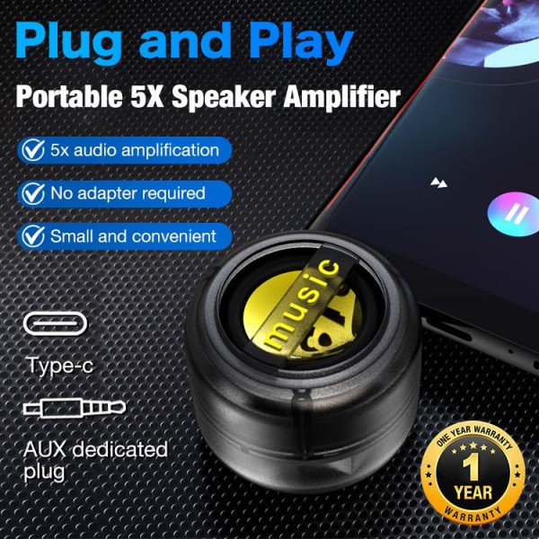Portable 5X Speaker Amplifier..