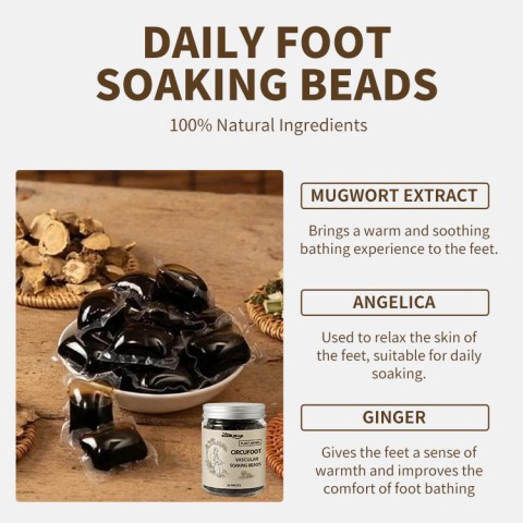 Daily foot soaking beads