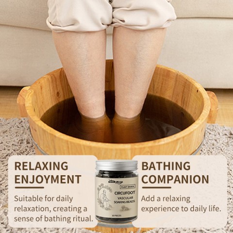 Daily foot soaking beads