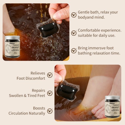 Daily foot soaking beads