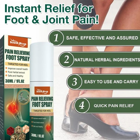 Foot and joint pain relief spray