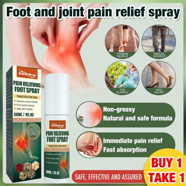 Foot and joint pain relief spray..