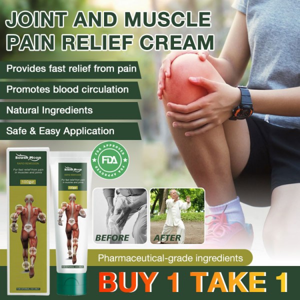 Joint and muscle pain relief cream..
