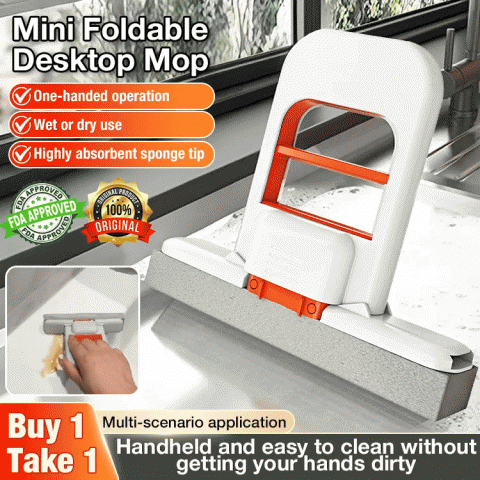 Mini Foldable Desktop Mop