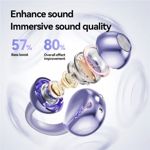 New Bone Conduction Open-Ear AI Bluetooth Earphones