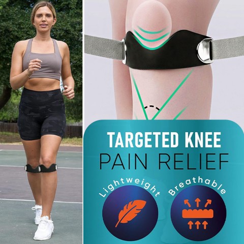 Silicone patellar brace knee brace