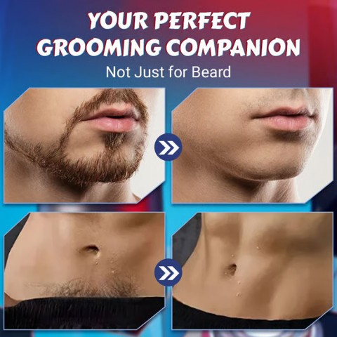 Portable mini flying saucer-shaped multi-functional electric shaver