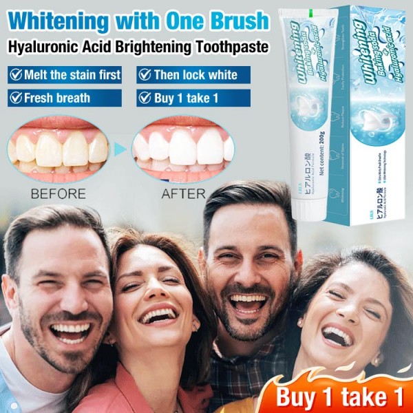 Hyaluronic Acid Brightening Toothpaste..