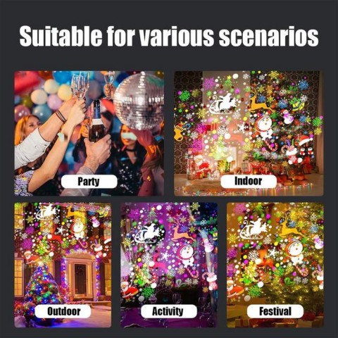 Snowflake Christmas Projector