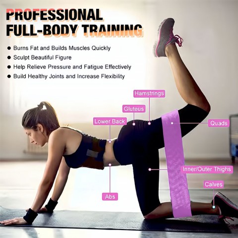 Resistance band for glute exercises