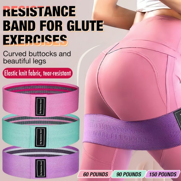 Resistance band for glute exercises