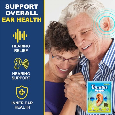 Tinnitus and hearing loss patches