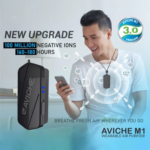 AVICHE M1 Air purifier necklace VERSION 3.0-hamn