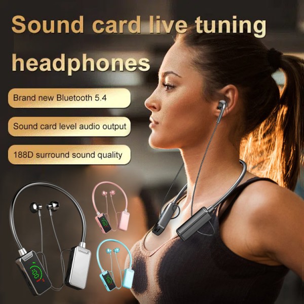 Wireless Sound Card Live Broadcasting and Audio Editing Earphones