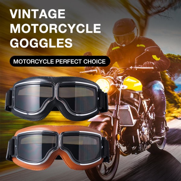 Vintage Motorcycle Goggles