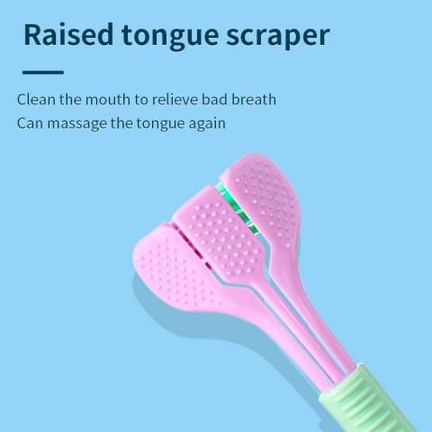 360 Degree Three-sided Soft Bristle Toothbrush Oral Care Safety Toothbrush Teeth Deep Cleaning Portable Travel Dental Oral Care