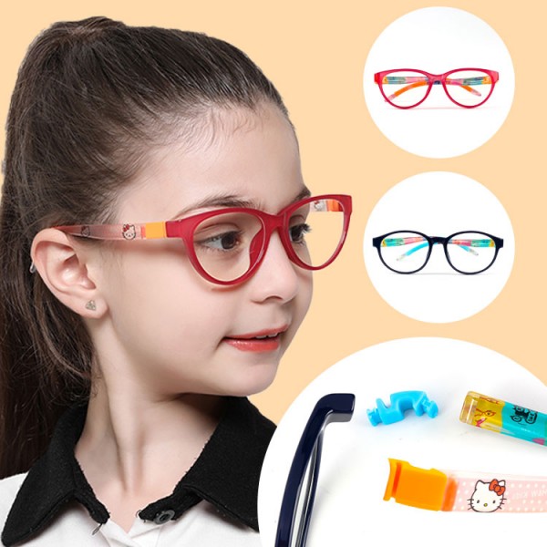 Anti-blue glasses for children with interchangeable legs