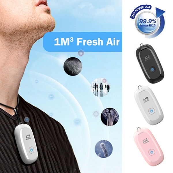 2022 Two Gears Adjustable Air Purifier Necklace-Buy 2pcs Can Save 100pesos-HM8