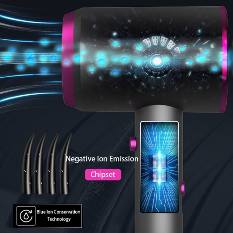 Professional negative ion hair dryer