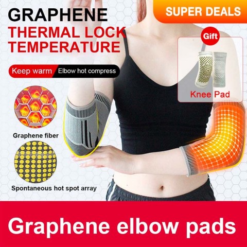 Graphene wormwood elbow pads