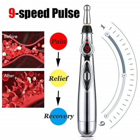 Electric Laser Acupuncture Massager Health Joint Pain Treatment Relief Tool