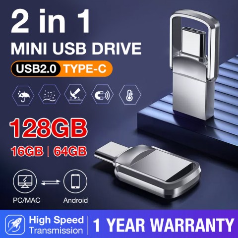 2 in 1 mini usb drive