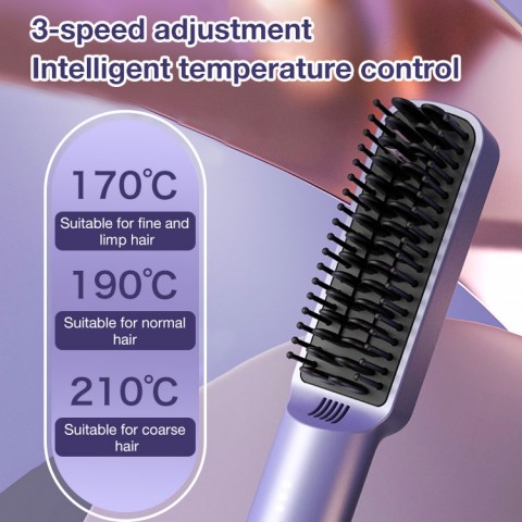 Portable mini hair straightening comb