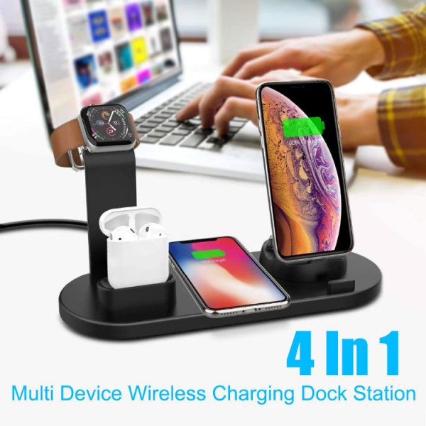 4-in-1 Multi Device Wireless Charging Do..