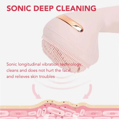 Ultrasonic Electric Waterproof FACIAL PORE CLEANSER Brush