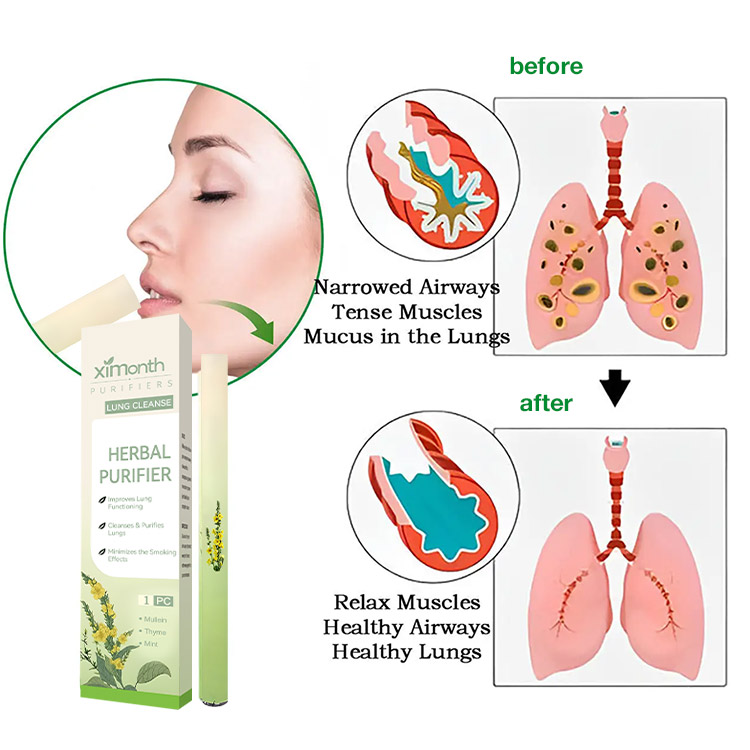 9.9 Mega Sale Add 151P for second one - Herbal Diffuser Upgraded with Extracts of Mullein - Can be used 300 times - Clean your lungs with every puffs!