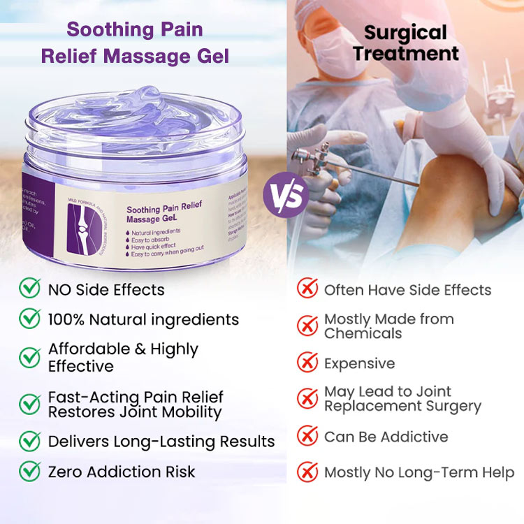 Christmas Promotion - Soothing Pain Relief Massage Gel - Perfect for Joint pain/Muscle soreness/Tenosynovitis/Finger tingling!