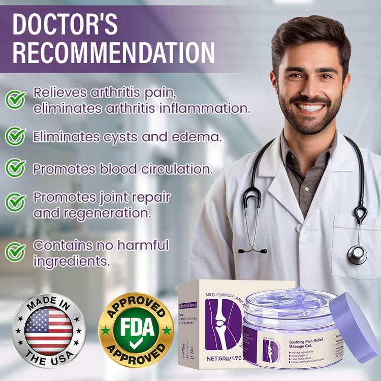 Christmas Promotion - Soothing Pain Relief Massage Gel - Perfect for Joint pain/Muscle soreness/Tenosynovitis/Finger tingling!