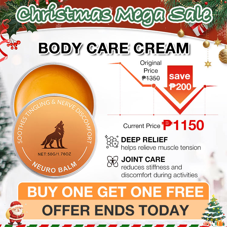 Christmas Mega Sale- Buy 1 Take 1- Body care cream - Recover injuries and improve blood circulation - Say goodbye to pain forever!