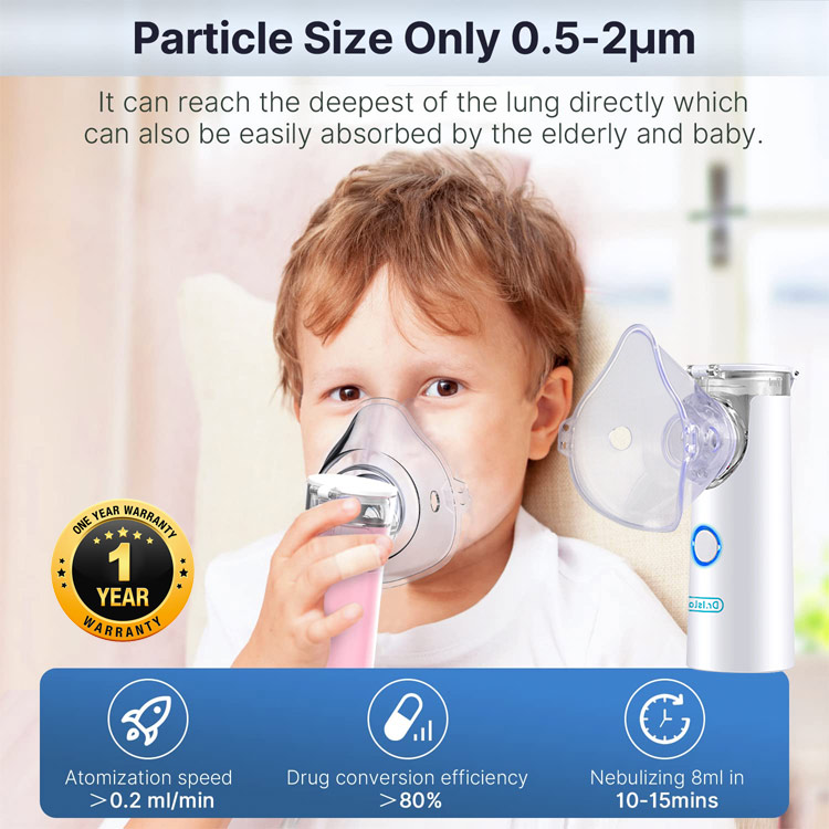 2024 Upgraded - PAY DAY SALE - 100% Authentic - Medical-grade AOLON N6 Nebulizer - Caring for the health of your family - One year warranty