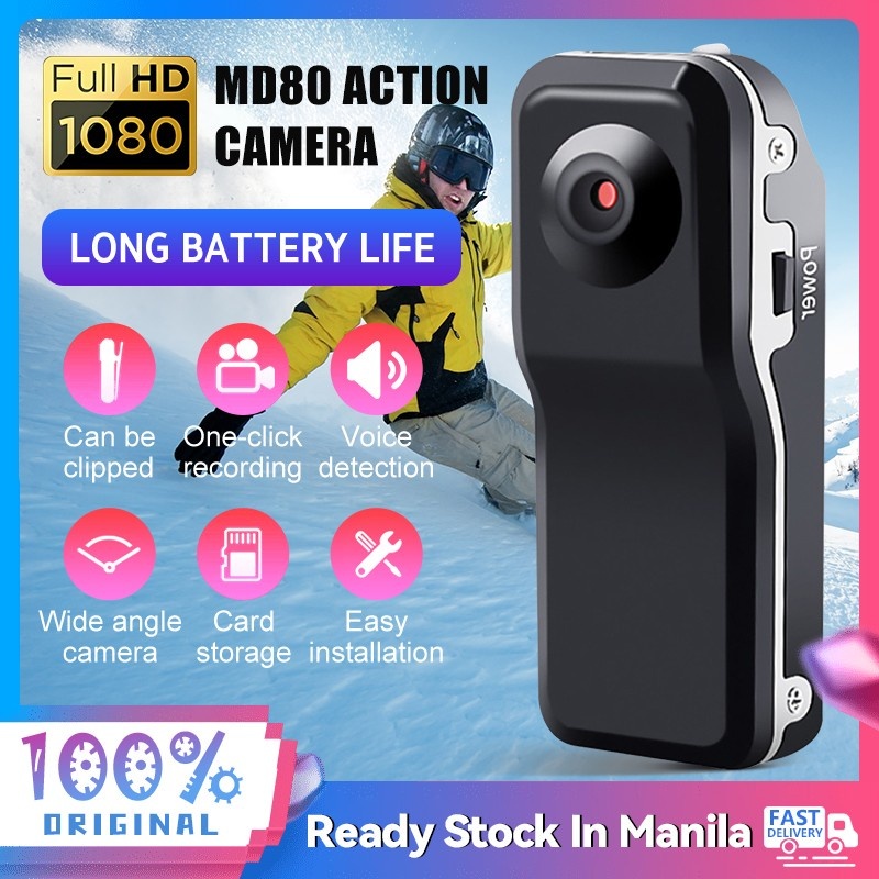 Easter Promotion ₱200 Off - 2024 New Upgrade Portable Sports Camera - Record anytime, anywhere. 1 year warranty. Free shipping from Manila